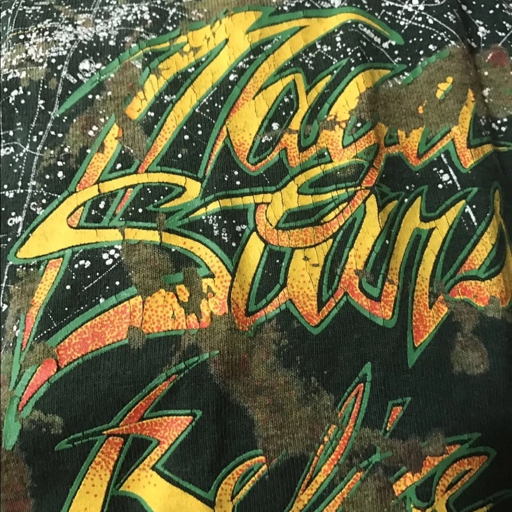 Vintage 80s Fruit Of The Loom Multicolor T Shirt - Picture 6 of 6